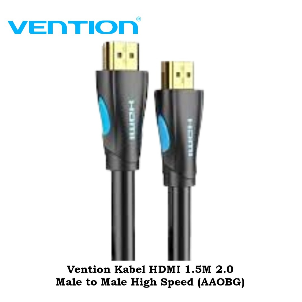 Vention Kabel HDMI 1.5M 2.0 Male to Male High Speed (AAOBG)