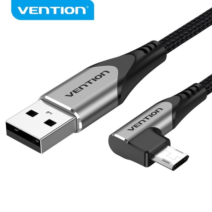 Vention Usb 2.0 To Micro-B Right Angle Cable 3M (COBHI)