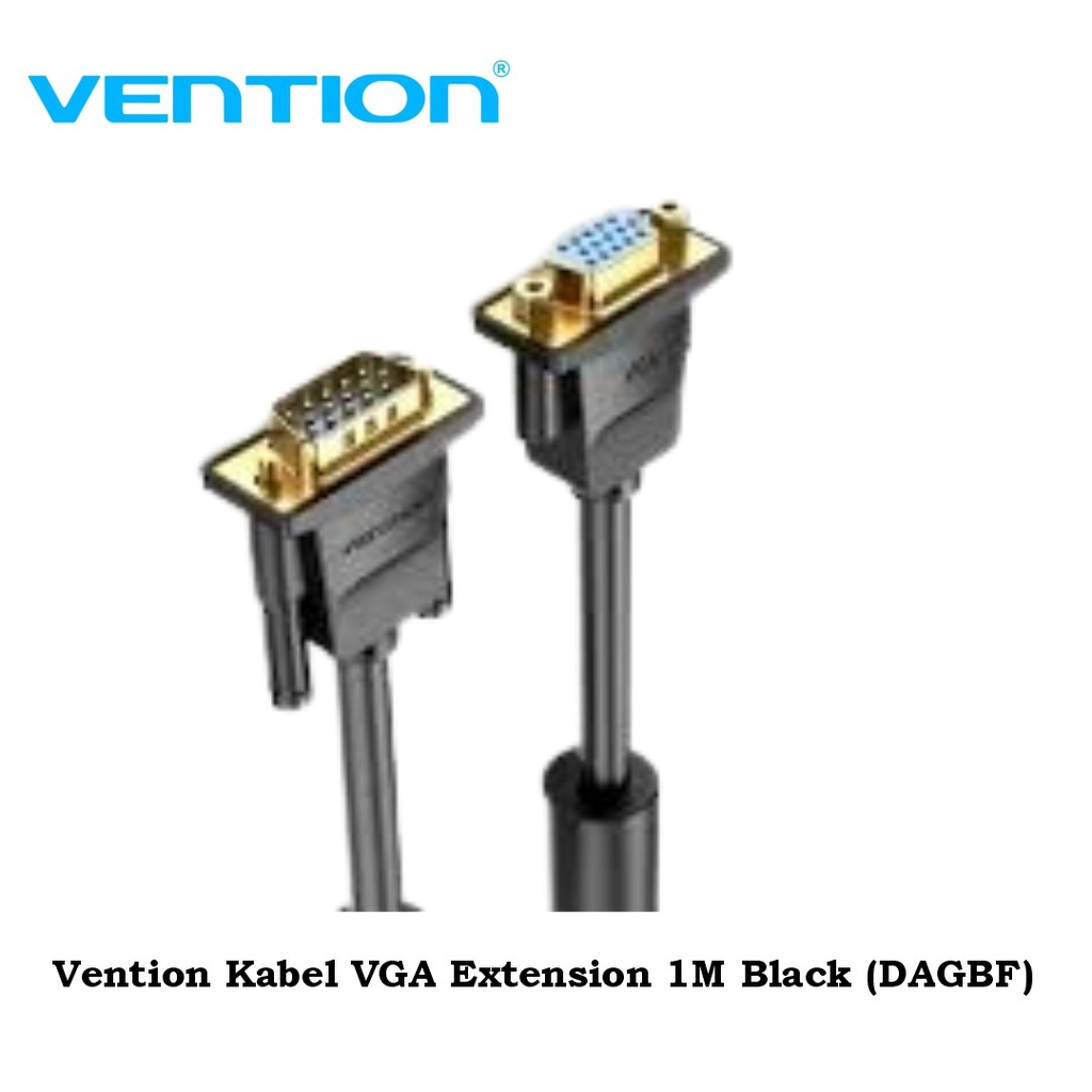 Vention Kabel VGA Extension 1M Black (DAGBF)