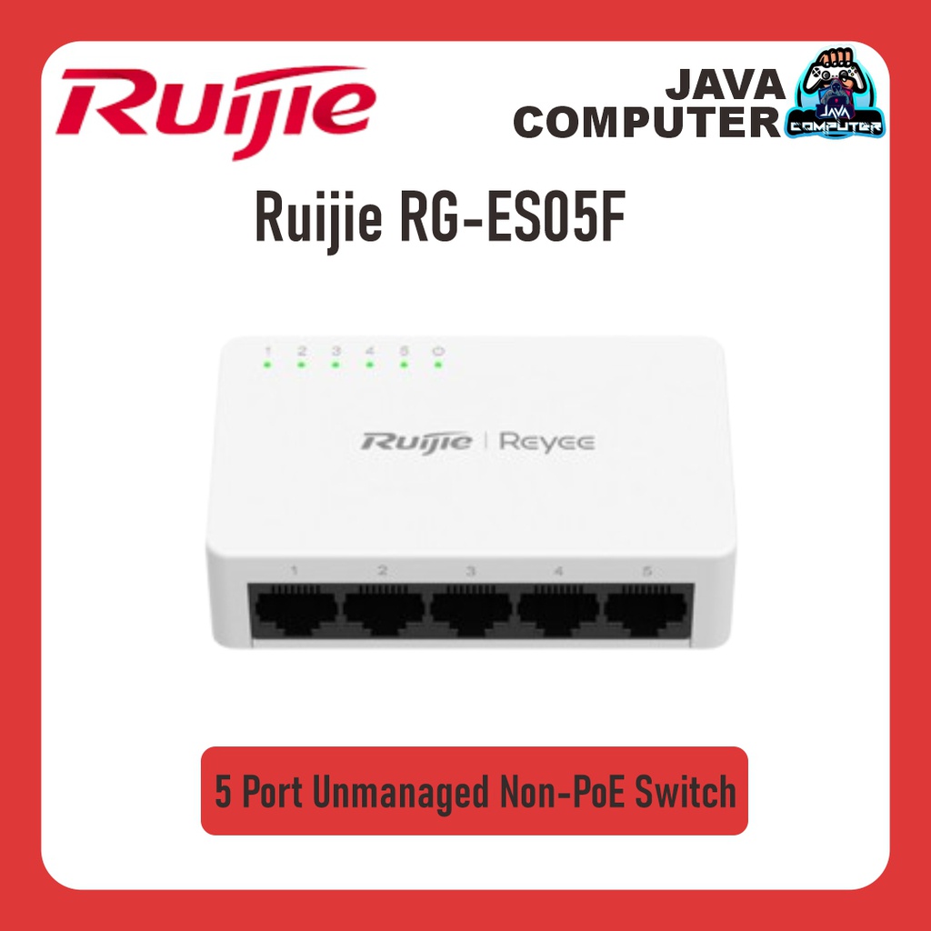 Ruijie RG-ES05F 5 Port Unmanaged Non-PoE Switch