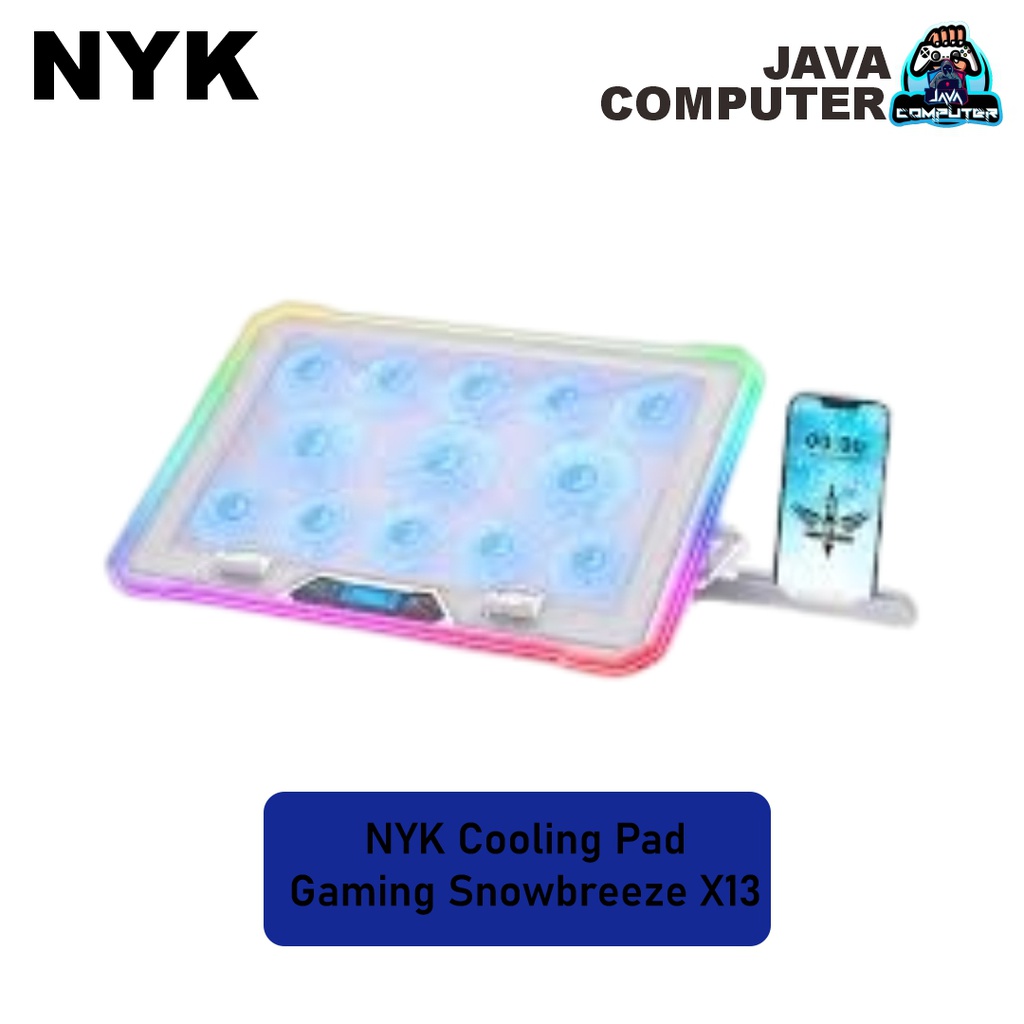 NYK Cooling Pad Gaming Snowbreeze X13