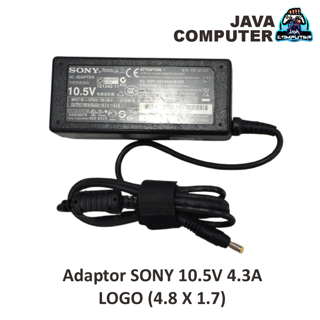Adaptor SONY 10.5V 4.3A LOGO (4.8 X 1.7)