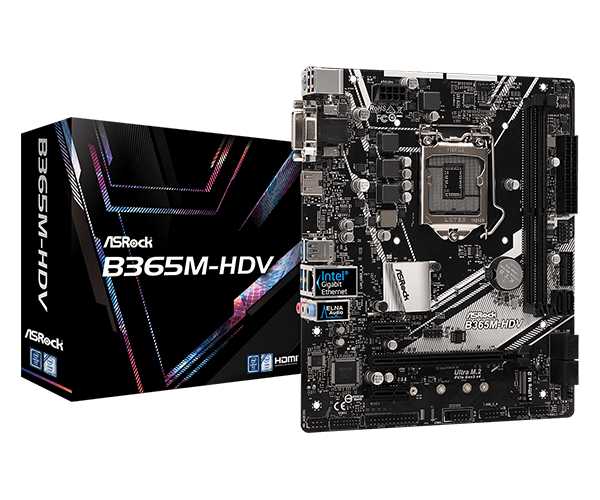 AsRock Motherboard B365M-HDV LGA 1151