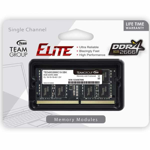 Team SODIM DDR4 8GB 2666