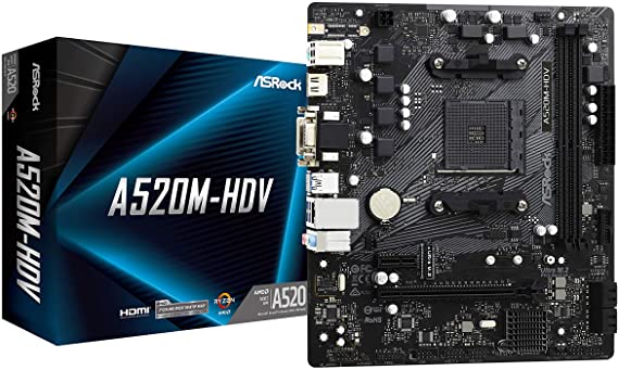 AsRock Motherboard A520M-HDV