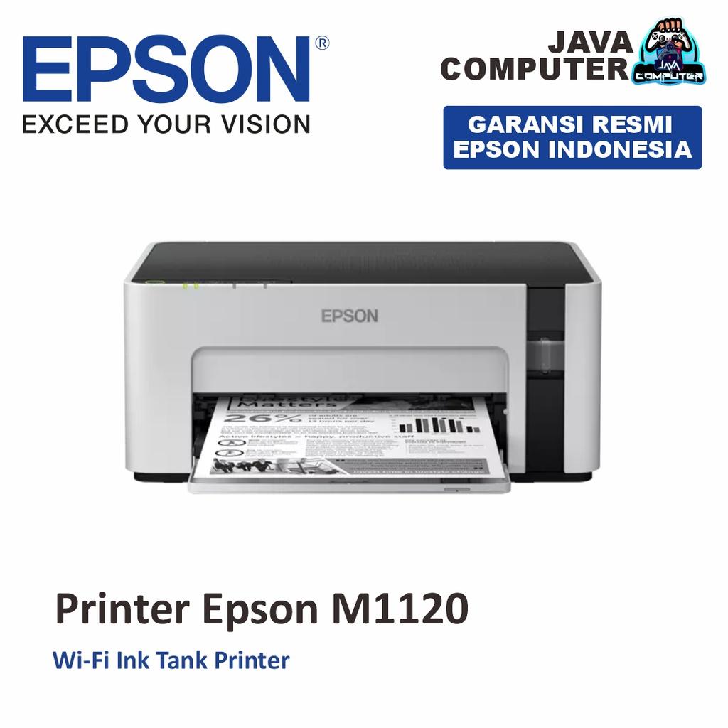Epson EcoTank Monochrome M1120 Wi-Fi Ink Tank Printer