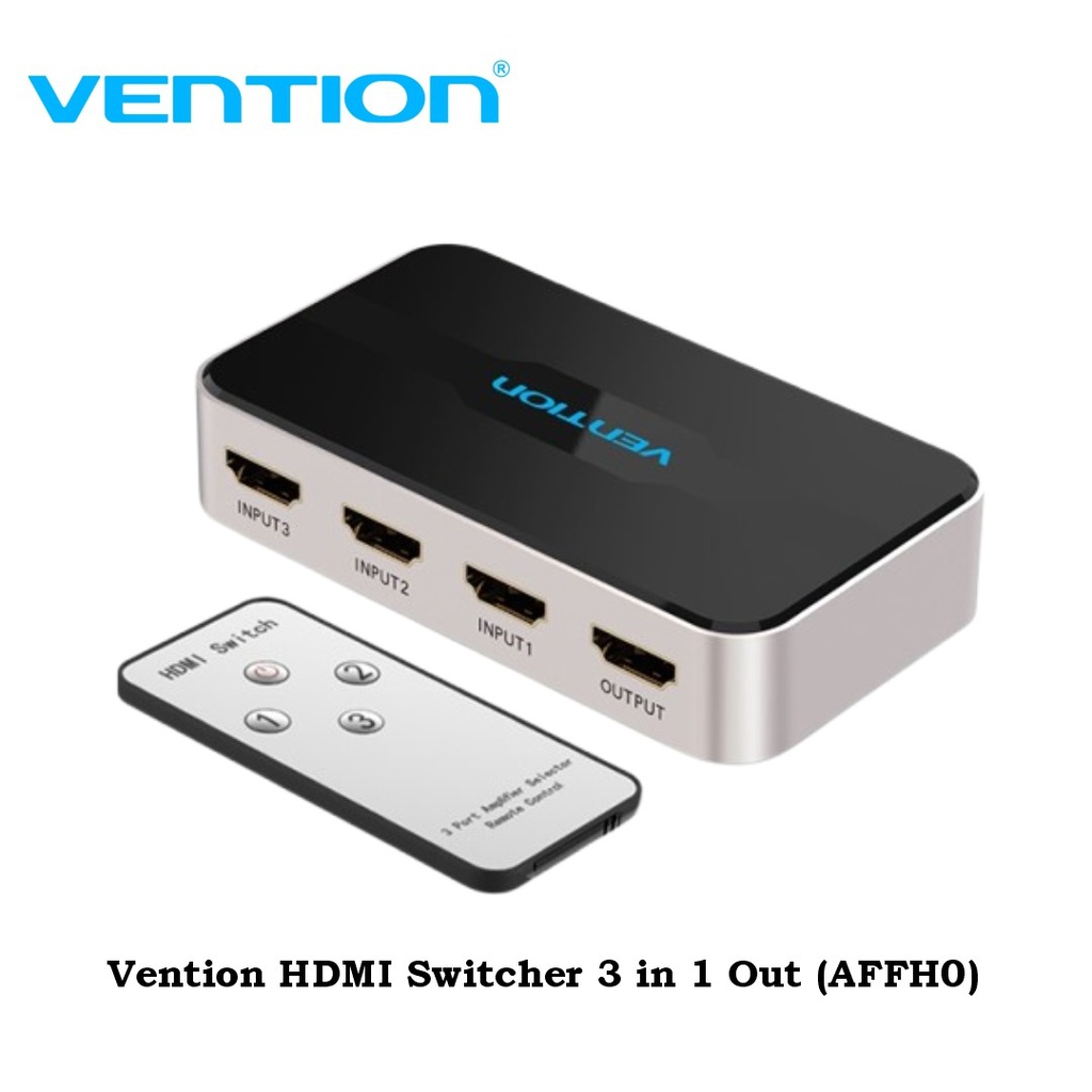 Vention HDMI Switcher 3 in 1 Out (AFFH0)