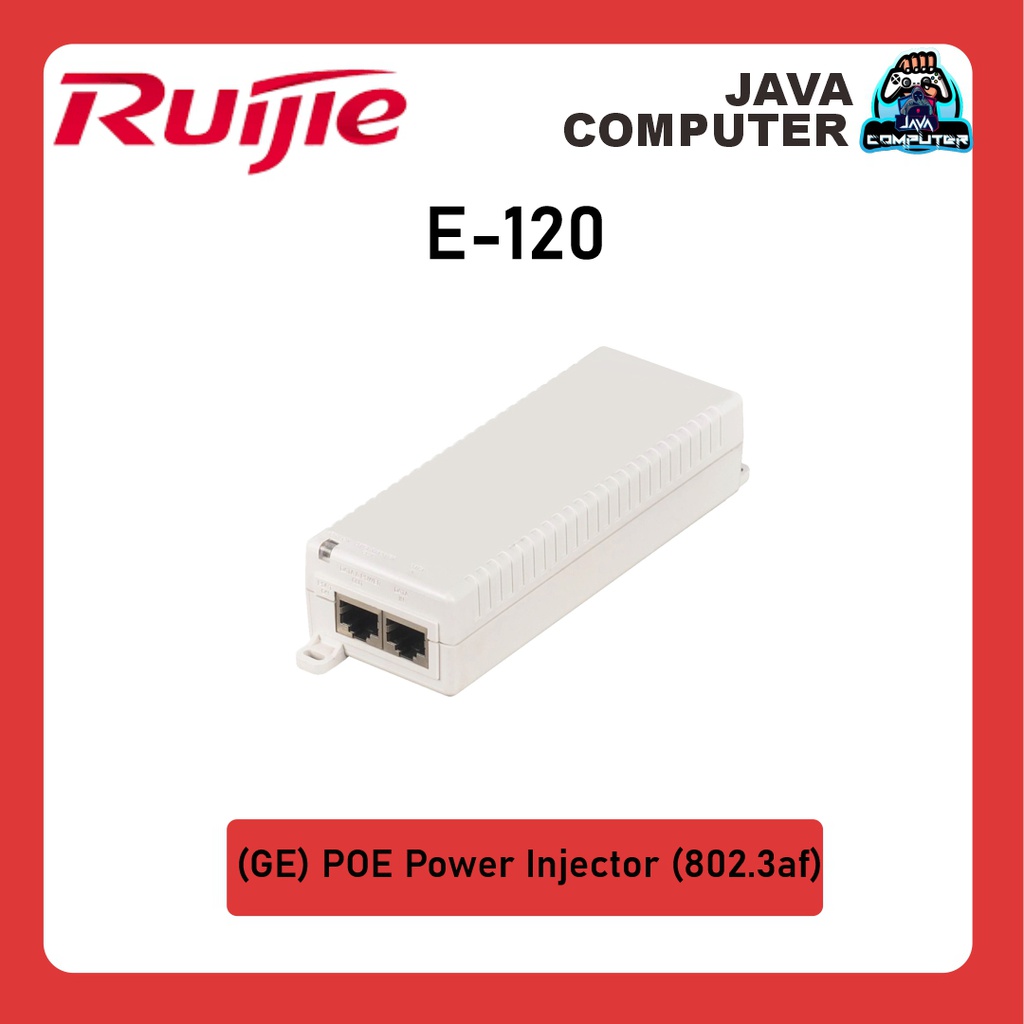 Ruijie RG-E-120 (GE) POE Power Injector (802.3af)