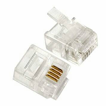 Connector Jack Telephone RJ11 4 Pin