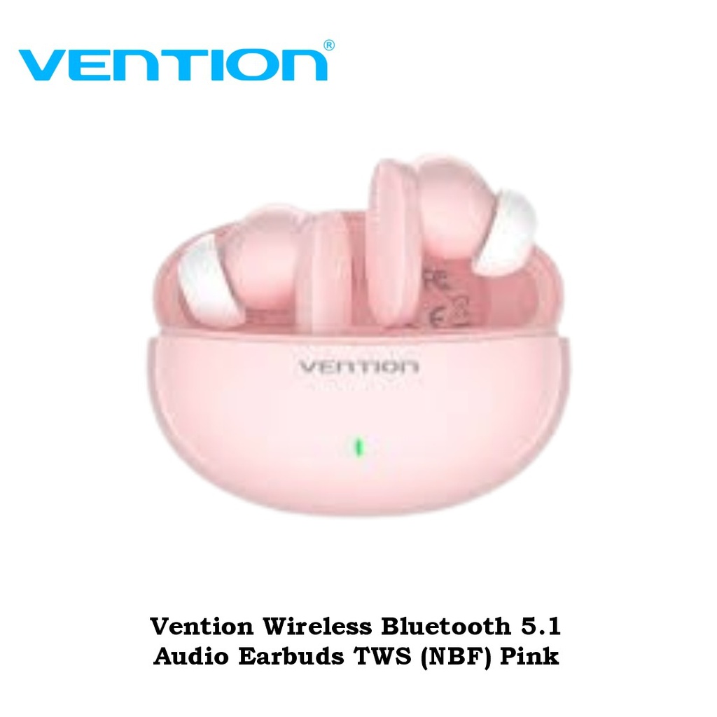 Vention Wireless Bluetooth 5.1 Audio Earbuds TWS (NBF) Pink