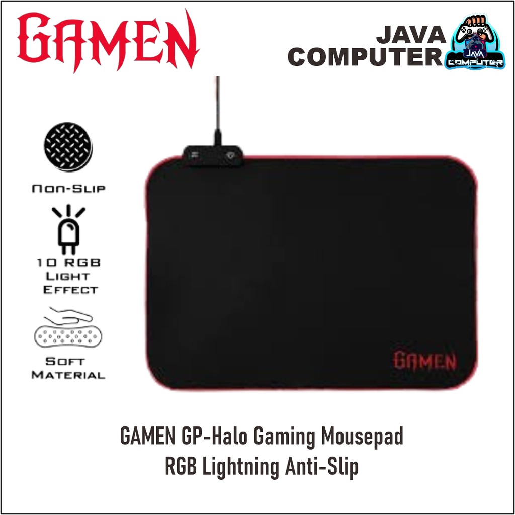 GAMEN GP-Halo Gaming Mouse pad RGB Lightning Anti-Slip