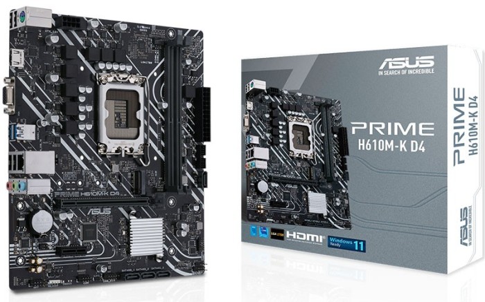 Asus Motherboard Prime H610M-K D4 LGA 1700