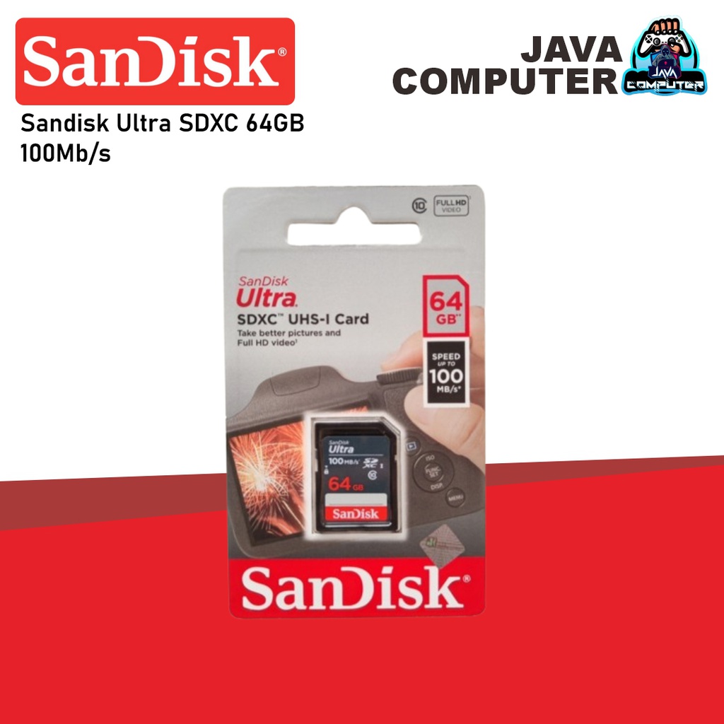 Sandisk Ultra SDXC 64GB 100Mb/s