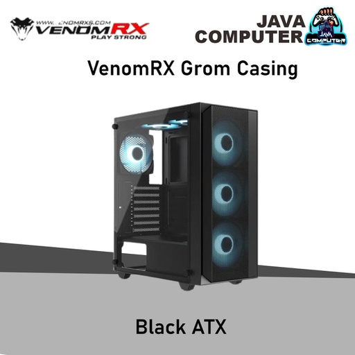 [CASE-0095] VenomRX Grom Casing Black ATX