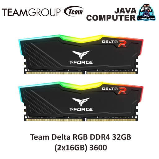[RAM-0104] Team Delta RGB DDR4 32GB (2x16GB) 3600