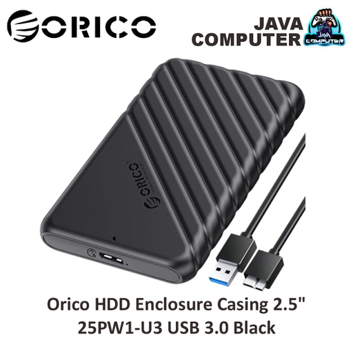 [HDDENC-0028] Orico HDD Enclosure Casing 2.5&quot; 25PW1-U3 USB 3.0 Black