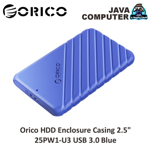 [HDDENC-0029] Orico HDD Enclosure Casing 2.5&quot; 25PW1-U3 USB 3.0 Blue