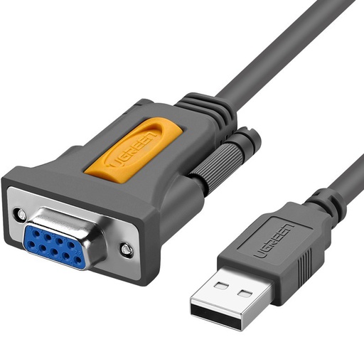 [CBL-0100] UGREEN Kabel USB to DB9 RS232 Serial Female 1.5M