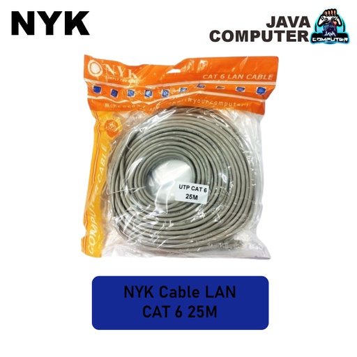 [CBL-0113] NYK Cable LAN CAT 6 25M