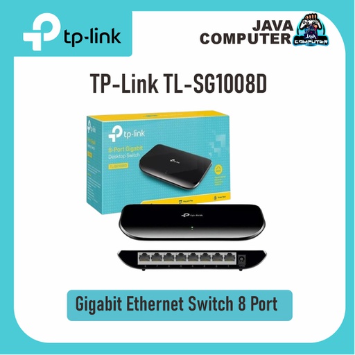 [NET-0107] TP-Link TL-SG1008D Gigabit Ethernet Switch 8 Port