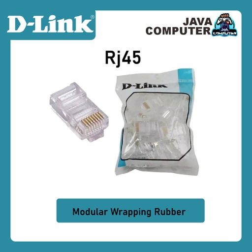[NET-0136] D-Link Connector RJ45 Cat 6 isi 20pcs