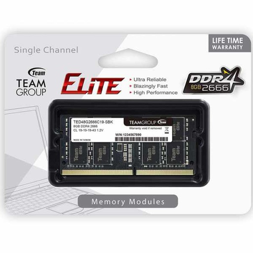 [SODIM-0032] Team SODIM DDR4 8GB 2666