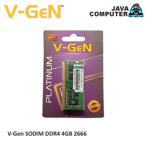 [SODIM-0035] V-Gen SODIM DDR4 4GB 2666