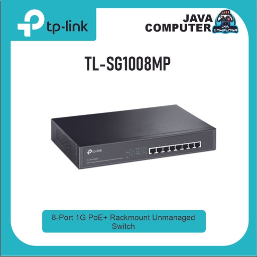 [NET-0186] TP-Link TL-SG1008MP Desktop/Rockmount Switch with 8-Port PoE+
