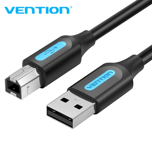 [CBL-0217] Vention Kabel Data USB Printer 2.0 Type A Male to B Male DAC - 3M (COQBI)