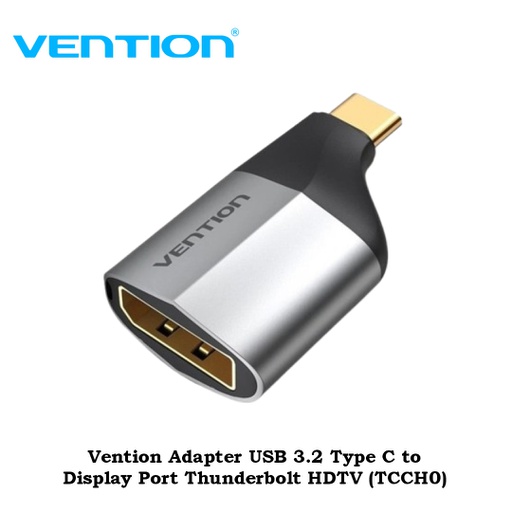 [ACC-0318] Vention Adapter USB 3.2 Type C to Display Port Thunderbolt HDTV (TCCH0)