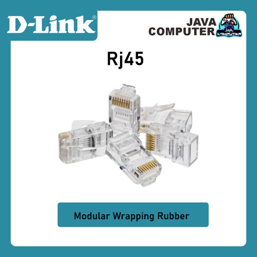 [NET-0235] D-Link Connector Konektor RJ45 Cat 6 Satuan / Pcs