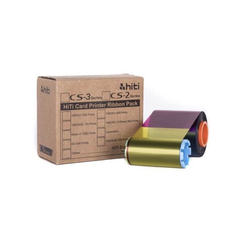 [TINT-0134] HITI Ribbon Cartridge CS-200 Series YMCKO 400 Print