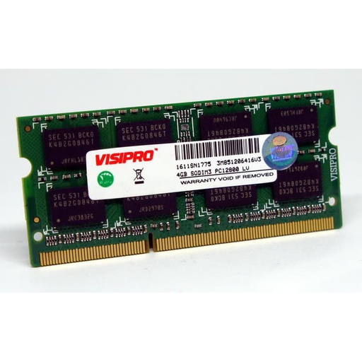 [SODIM-0059] Visipro SODIM DDR3 4GB 1600 Low Voltage