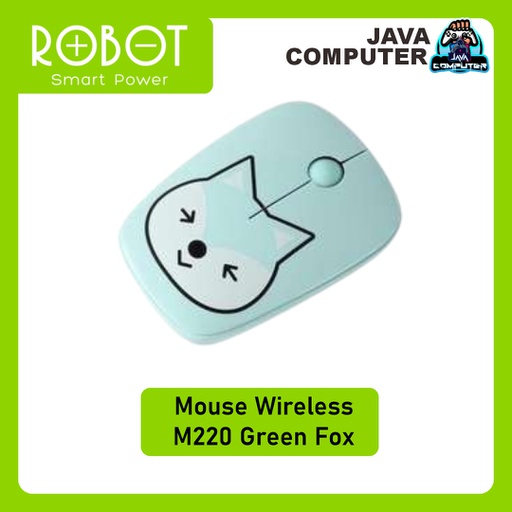 [KEYMO-0103] Robot Mouse Wireless M220 Green Fox