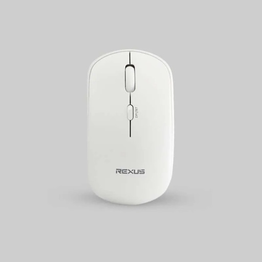 [KEYMO-0106] Rexus Mouse Wireless Bluetooth Silent QB100 White