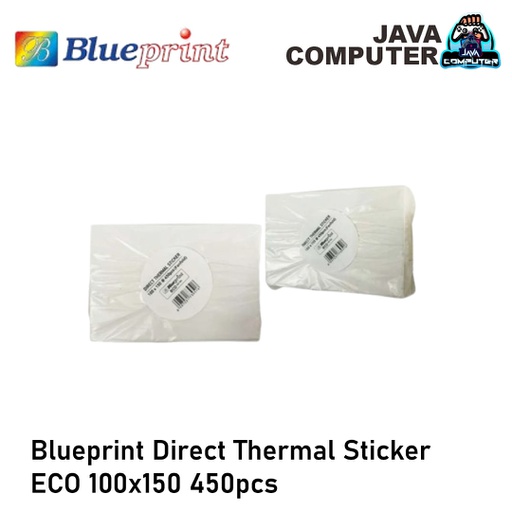[PAPER-0021] Blueprint Direct Thermal Sticker ECO 100x150 450pcs